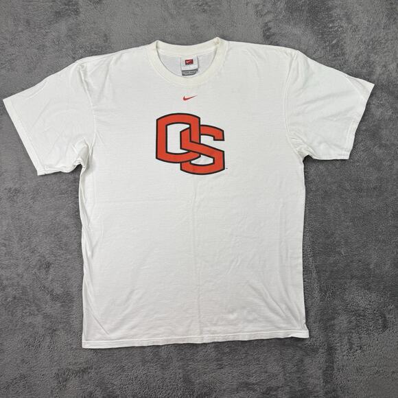 Nike Other - Vintage Nike Oregon State Beavers Shirt Center Swoosh Script Logo Crew Neck Tee